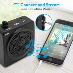 Portable PA Speaker Voice Amplifier - 8hr Battery, Headset Mic, Compact<Pyle Discount