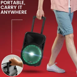 Portable Pa Speaker With Led Lights<Pyle Hot