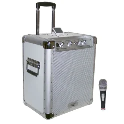 Portable PA System 400W Rechargeable Battery Mic Included<Pyle Clearance