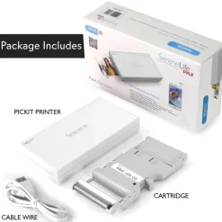 Portable Photo Printer - Instant Wireless Printing, 291dpi, Compact Size<SereneLife New