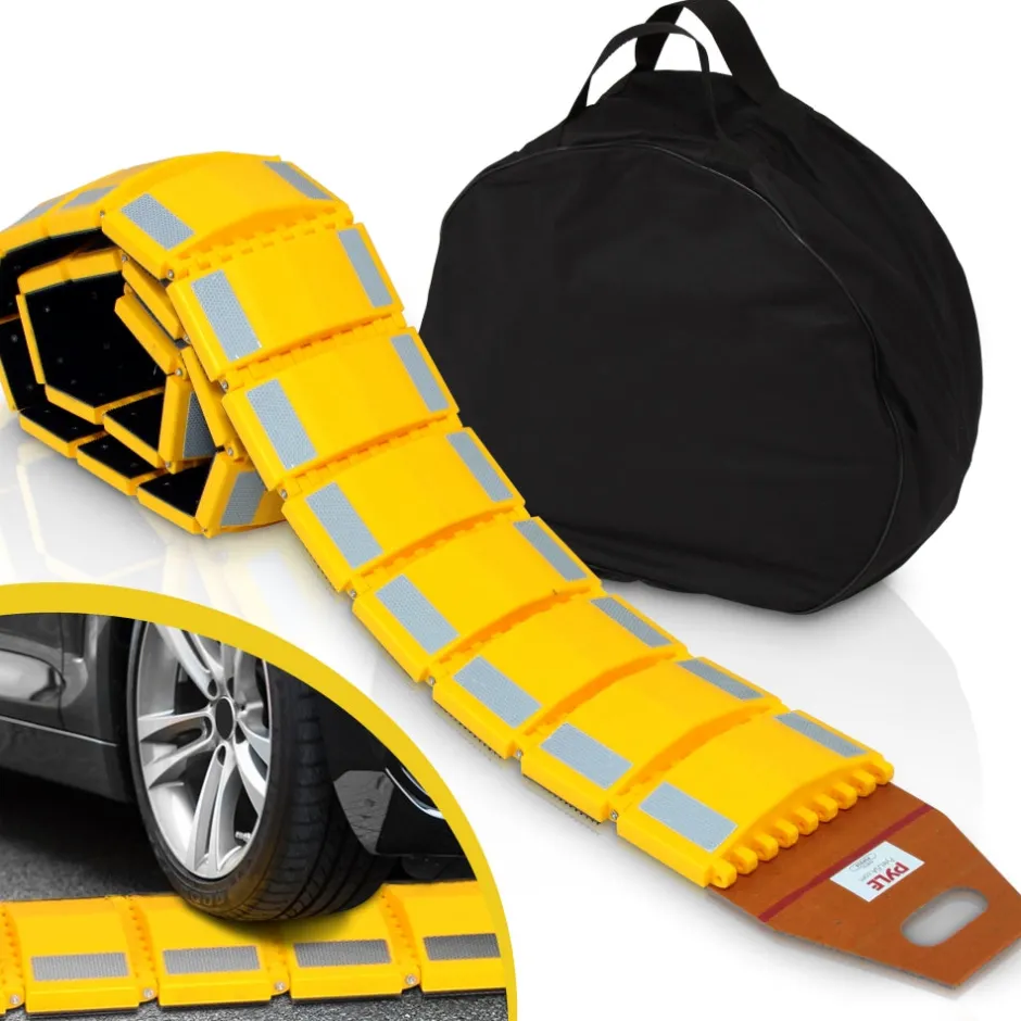 Portable Speed Bump - Quick Deploy, Reinforced Polyprone, Yellow<Pyle Best