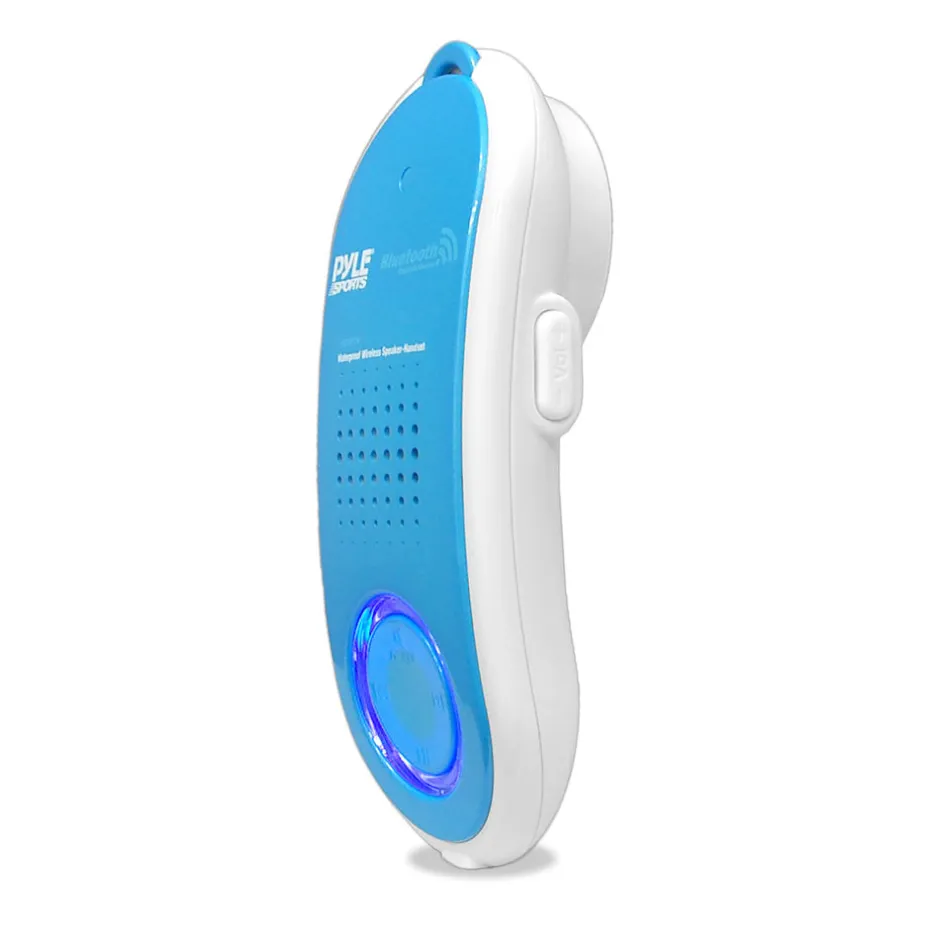 Portable Waterproof Bluetooth Speaker - Hands-Free Calls, 8hr Battery, Blue<Pyle Clearance