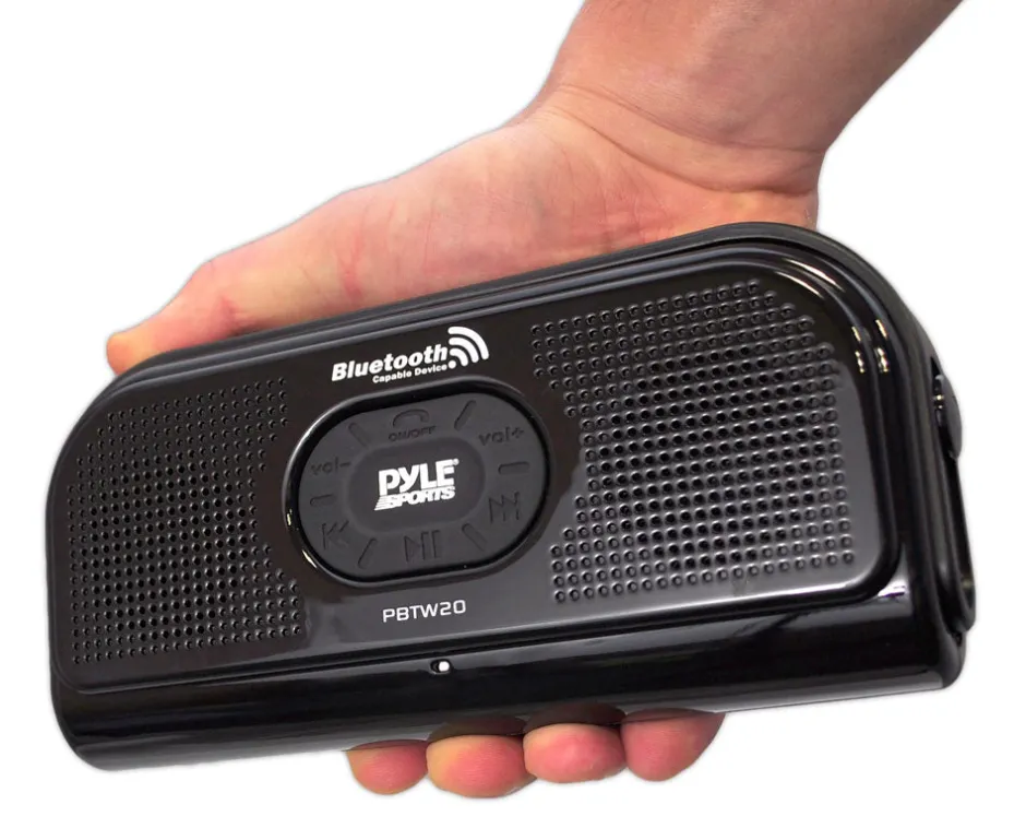 Portable Waterproof Speaker, 15hr Battery, Bluetooth, Blue<Pyle Clearance