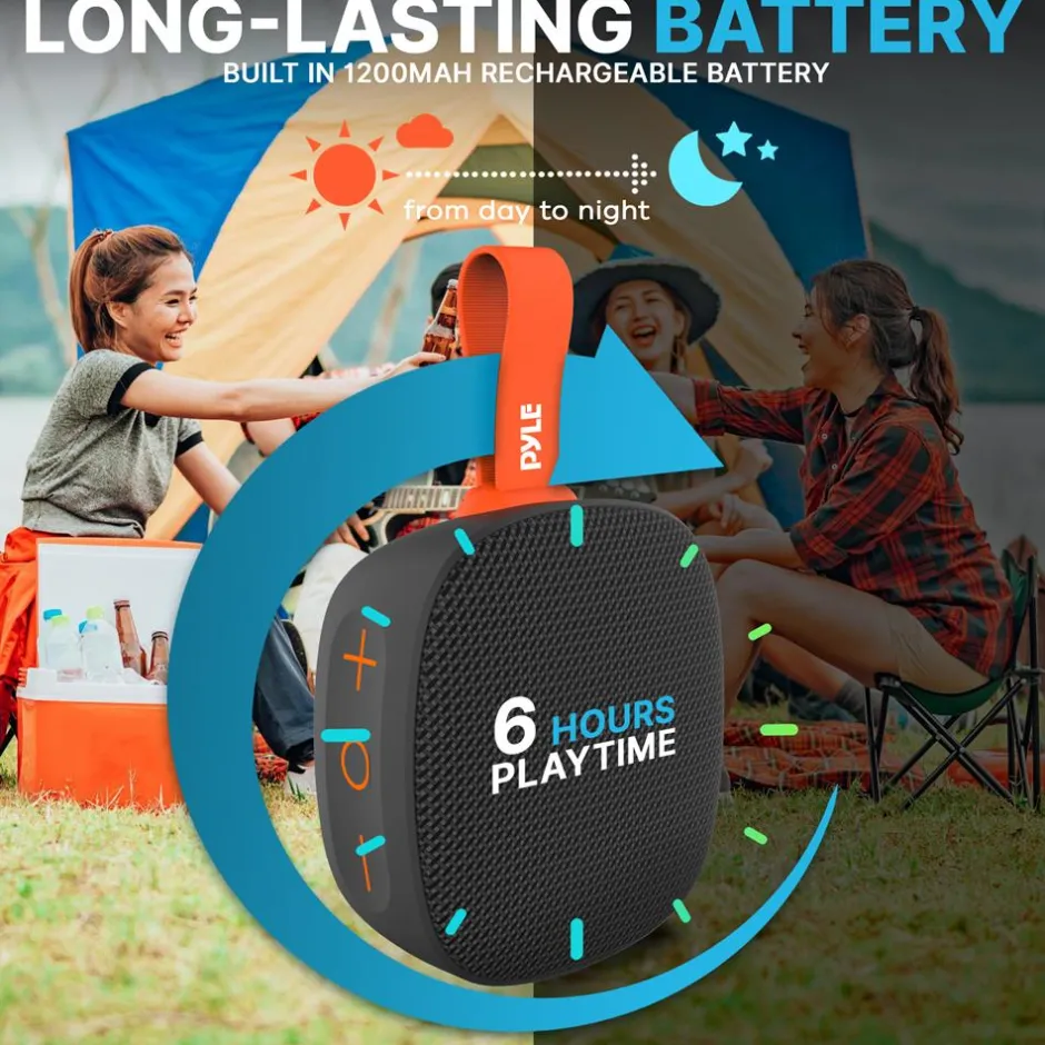 Portable Wireless Bt Streaming Mini Spea<Pyle Online