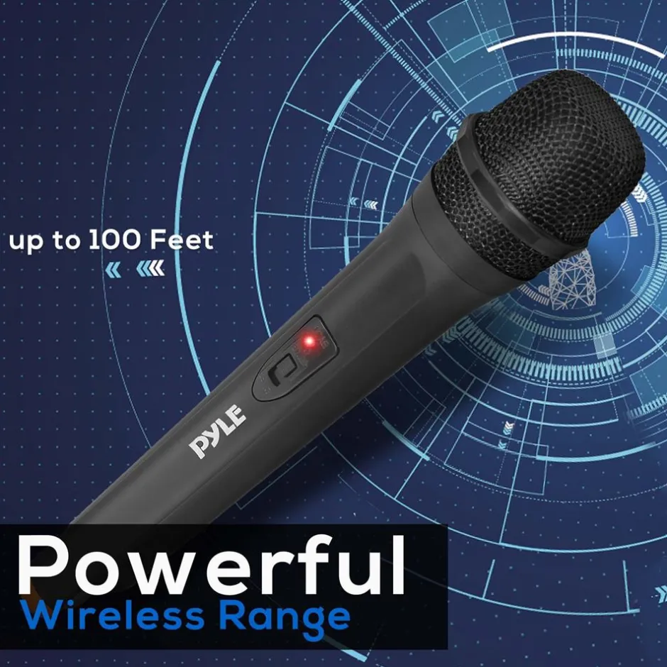 Portable Wireless Microphone System - Crisp Audio, Battery Operated<Pyle Outlet