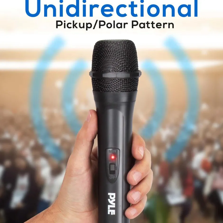 Portable Wireless Microphone System - Crisp Audio, Battery Operated<Pyle Outlet