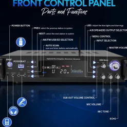 Pro Audio Home Theater Stereo Amplifier<Pyle Best