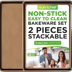 Professional Home Kitchen Bake Pans<NutriChef Hot