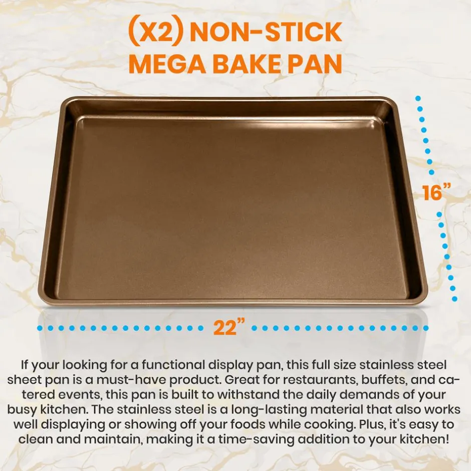 Professional Home Kitchen Bake Pans<NutriChef Hot