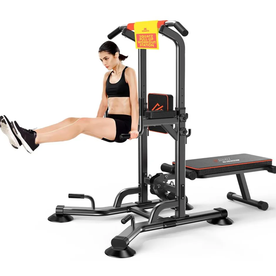 Pull-Up Workout Station, Strengthen Upper Body, Heavy Duty Steel Frame<SQUATZ Clearance