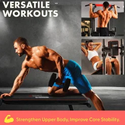Pull-Up Workout Station, Strengthen Upper Body, Heavy Duty Steel Frame<SQUATZ Clearance