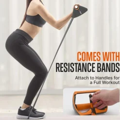 Push Up Rack with Resistance Bands, Anti-Slip Handles, 440lb Capacity<SQUATZ