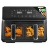 4.4Qt Dual Basket Air Fryer<NutriChef