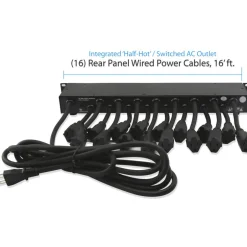Rack Mount Power Conditioner with AC Outlets & USB<Pyle Online