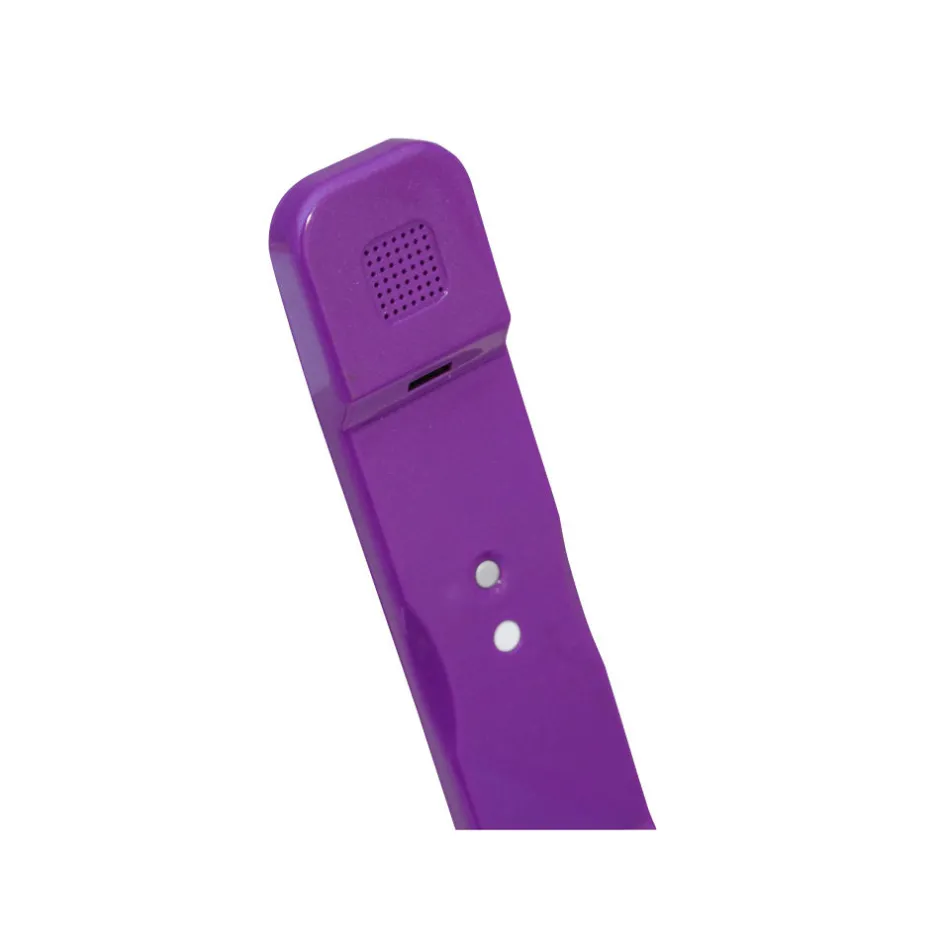 Retro Pop Handset Easy Use Noise-Reducing Soft-Touch Purple<Pyle Best