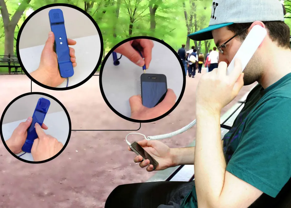 Retro Pop Handset Easy Use Noise-Reducing Soft-Touch Purple<Pyle Best