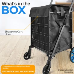 Shopping Cart Liner<SereneLife