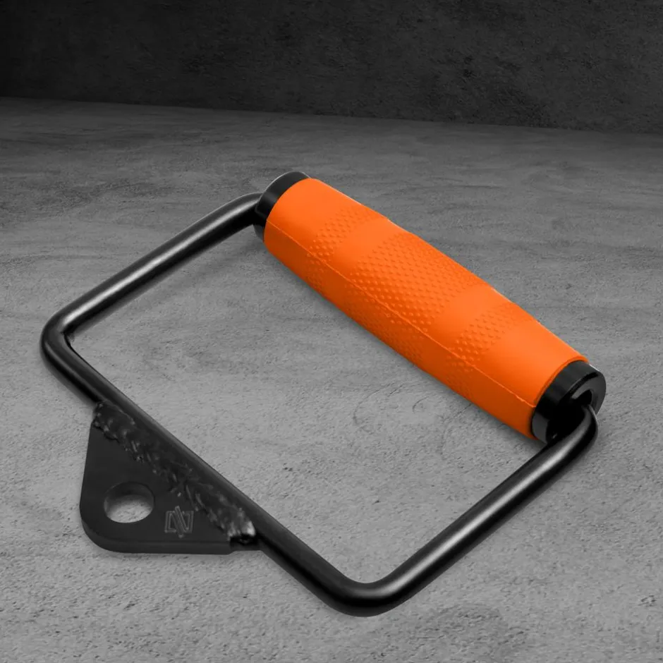 Single D Row Handle - Non-Slip Grip, 360° Rotation, Orange Handle<SQUATZ