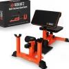 Sissy Squat Machine - Build Muscle - Heavy-Duty Steel - Black & Orange<SQUATZ Discount