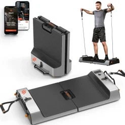 Smart Home Gym Board 265 lbs Resistance, Multifunctional Cable Machine<SQUATZ New
