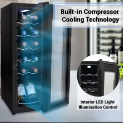 Smart Wine Cooler Refrigerator<NutriChef New