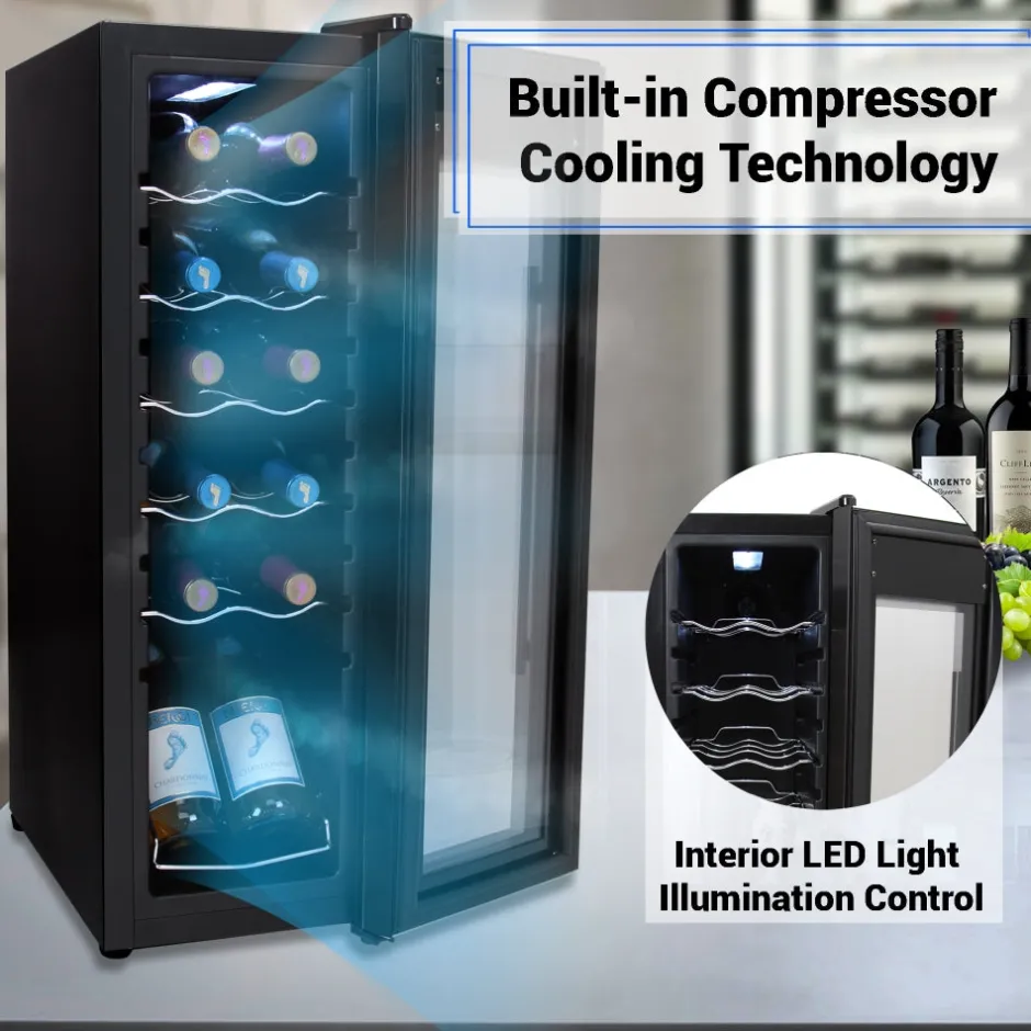 Smart Wine Cooler Refrigerator<NutriChef New