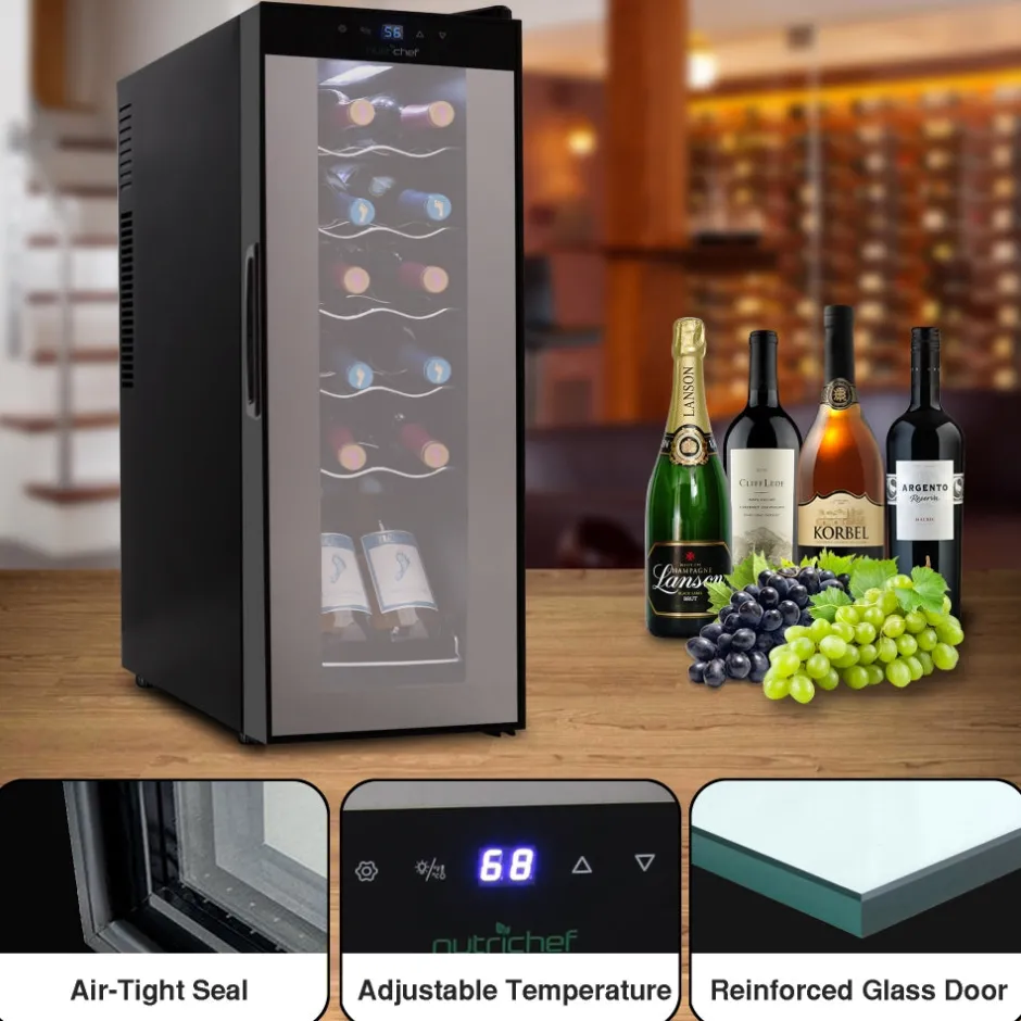 Smart Wine Cooler Refrigerator<NutriChef New