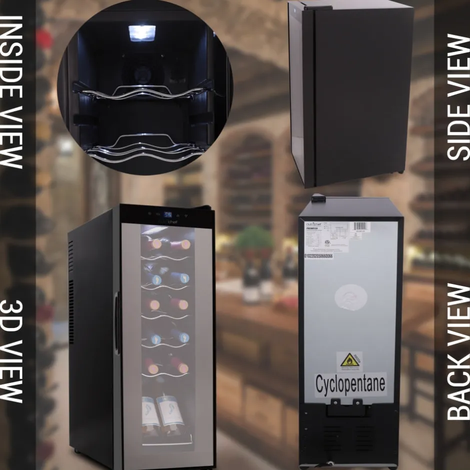 Smart Wine Cooler Refrigerator<NutriChef New