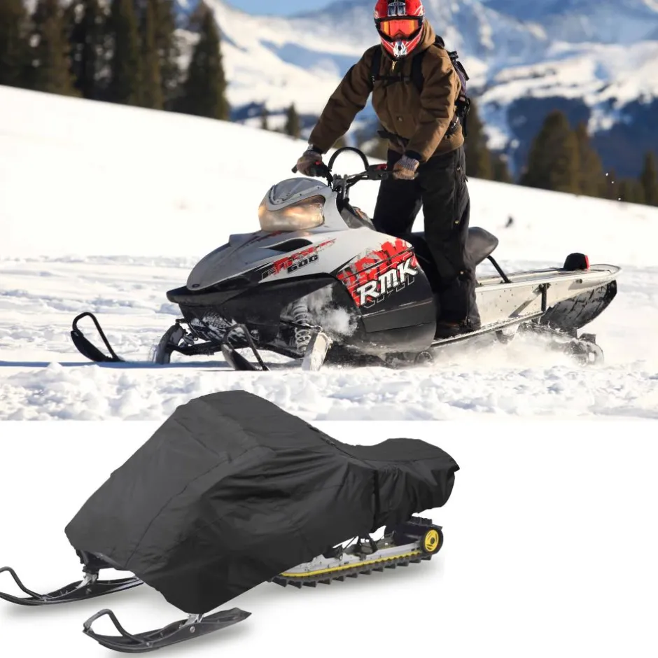 Snowmobile Cover Waterproof Marine Polyester 113" Quick Release Vents<Pyle Best