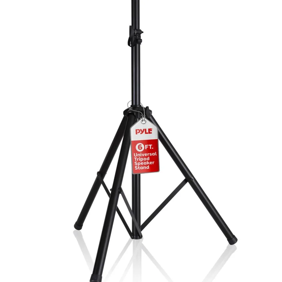 Speaker Stand Mount Adjustable 40-71" Durable Metal 132 lbs Capacity<Pyle Best