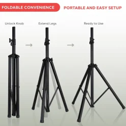 Speaker Stand Mount Adjustable 40-71