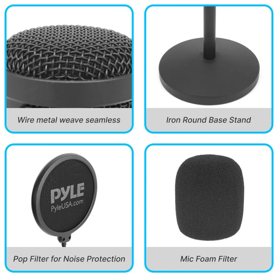 Tabletop Compact Microphone Kit<Pyle Best