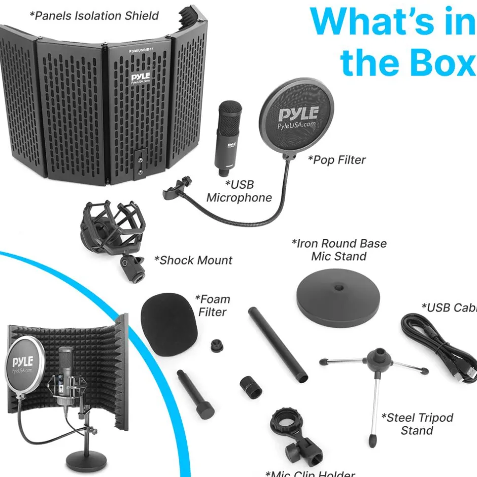 Tabletop Compact Microphone Kit<Pyle Best