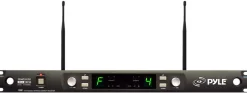 UHF Wireless Microphone System 164ft Range 16 Channels Rack Mountable<Pyle