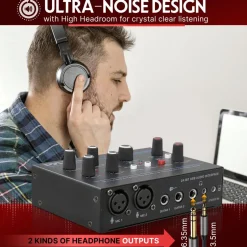 USB Audio Interface - Pristine Recording - Ultralow Noise - Compact Design<Pyle Online