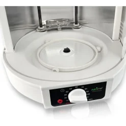 Vertical Rotisserie Oven - Fat-Reducing Dual Heating - White<NutriChef Discount