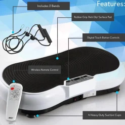Vibration Platform for Weight Loss, 20 Speeds, ABS, Includes Remote<Hurtle Best