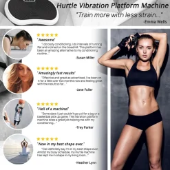 Vibration Platform for Weight Loss, 20 Speeds, ABS, Includes Remote<Hurtle Best