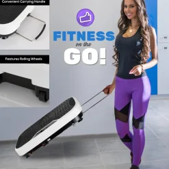 Vibration Platform Machine for Fast Weight Loss, Adjustable Speed, Portable<Hurtle Hot