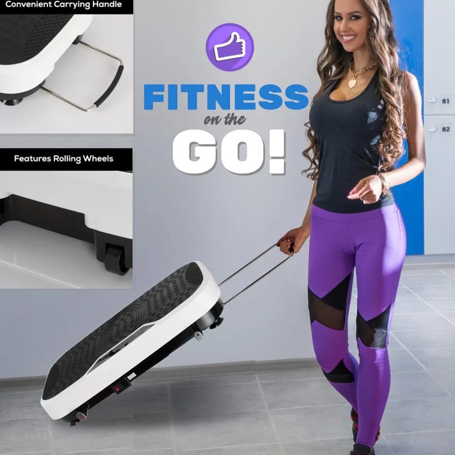 Vibration Platform Machine for Fast Weight Loss, Adjustable Speed, Portable<Hurtle Hot