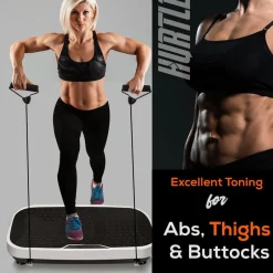 Vibration Platform Machine for Fast Weight Loss, Adjustable Speed, Portable<Hurtle Hot
