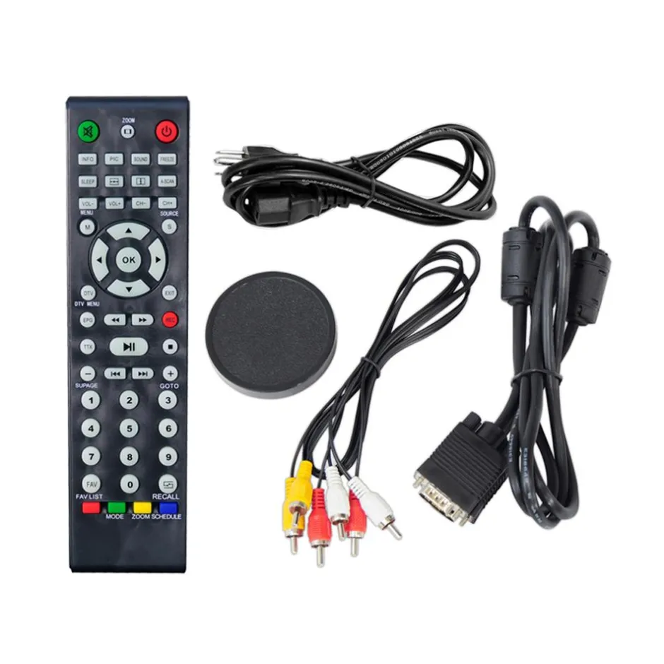 Video Projector 1080p HD, 120" Screen, Built-in Speaker, USB, HDMI<Pyle