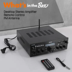 200W Bluetooth Home Stereo Amplifier with FM & USB<Pyle Best