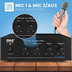 60W Bluetooth Power Amplifier with USB SD FM Radio<Pyle Sale