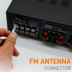 600W 6-Channel Bluetooth Amplifier with FM Radio<Pyle Sale