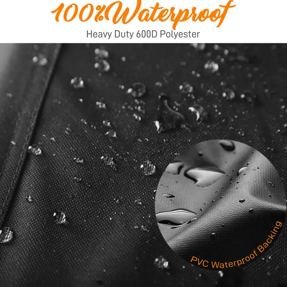 Waterproof BBQ Grill Cover, UV Resistant 600D Polyester, 50"<SereneLife Best