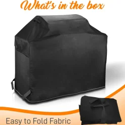 Waterproof BBQ Grill Cover, UV Resistant 600D Polyester, 50