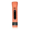 Waterproof Bluetooth Bike Speaker, Power Bank, Flashlight, Orange<Pyle Best