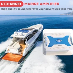 Waterproof Bluetooth Marine Amplifier 2000W 6-Channel MOSFET<Pyle