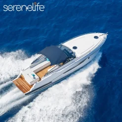 Waterproof Boat Bimini Top Sun Shade 600D Canvas Royal Blue<SereneLife Hot